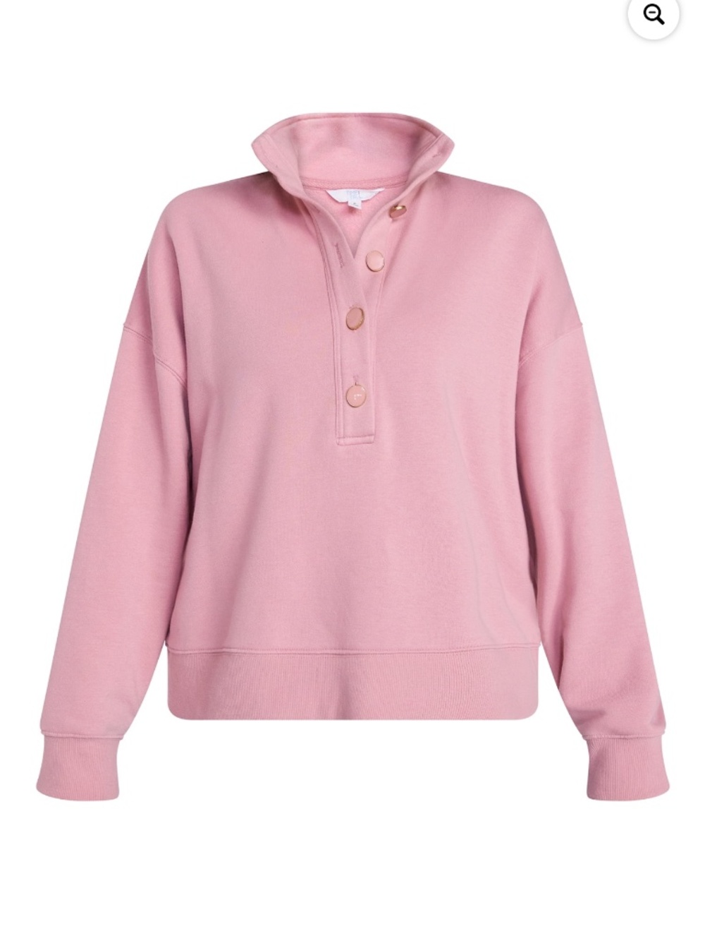 Time and Tru Women’s Rose Herb Quarter Button Fleece LS Top Size XXL NWT - Picture 8 of 8